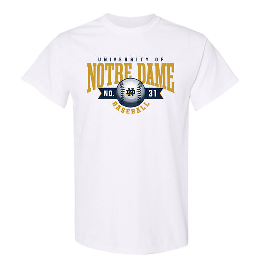 Notre Dame - NCAA Baseball : Evan Clark - Sports Shersey T-Shirt-0