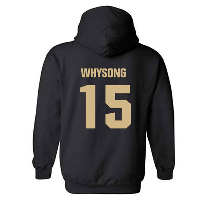 Wake Forest - NCAA Baseball : Nate Whysong - Classic Shersey Hooded Sweatshirt-1