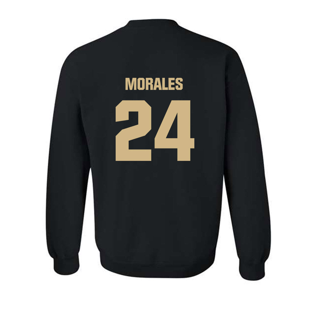 Wake Forest - NCAA Baseball : Antonio Morales - Crewneck Sweatshirt Classic Shersey