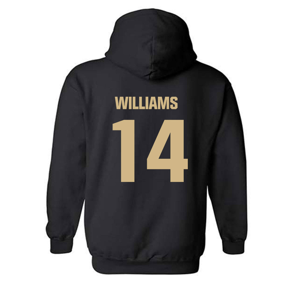 Wake Forest - NCAA Baseball : Javar Williams - Hooded Sweatshirt Classic Shersey