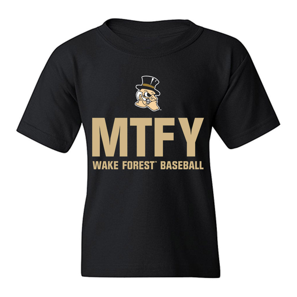 Wake Forest - NCAA Baseball : Cuyler Baxter - Classic Shersey Youth T-Shirt-0
