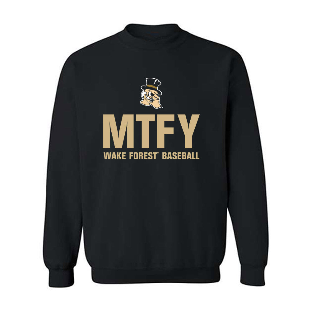 Wake Forest - NCAA Baseball : Ethan Conrad - Classic Shersey Crewneck Sweatshirt-0