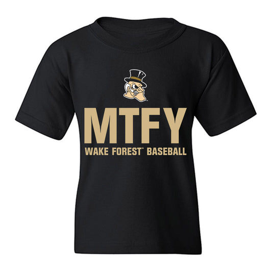 Wake Forest - NCAA Baseball : Nick Rubino - Classic Shersey Youth T-Shirt-0