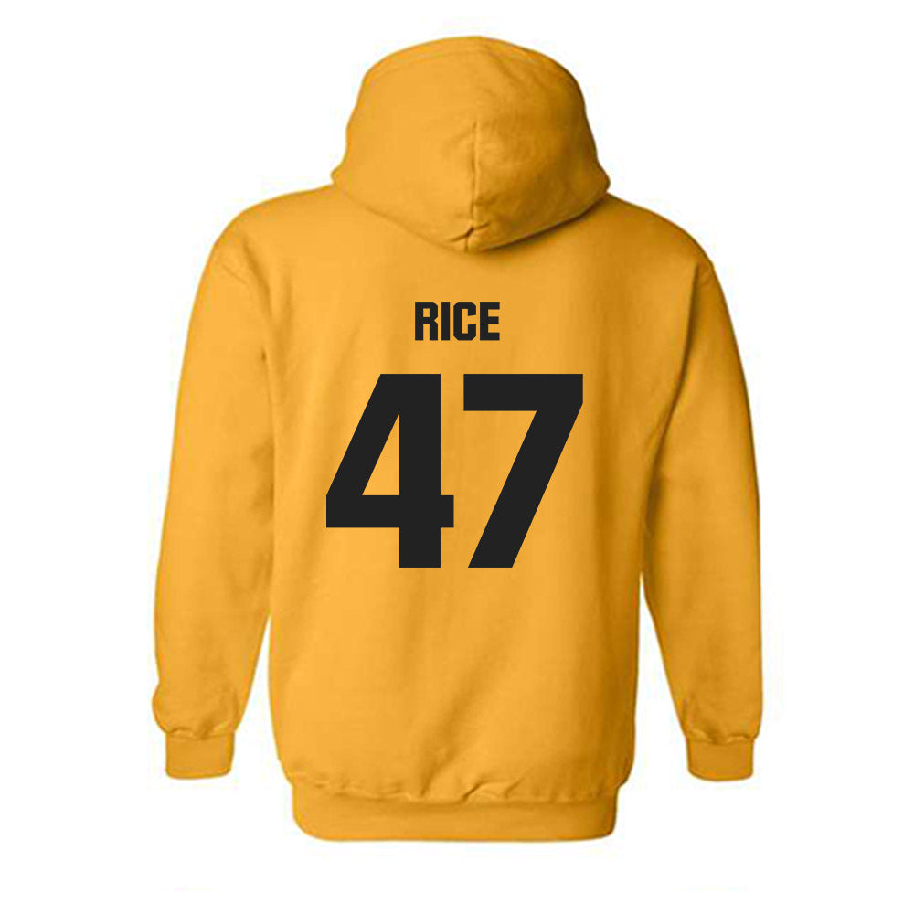 Wake Forest - NCAA Baseball : Cole Rice - Classic Shersey Hooded Sweatshirt-1