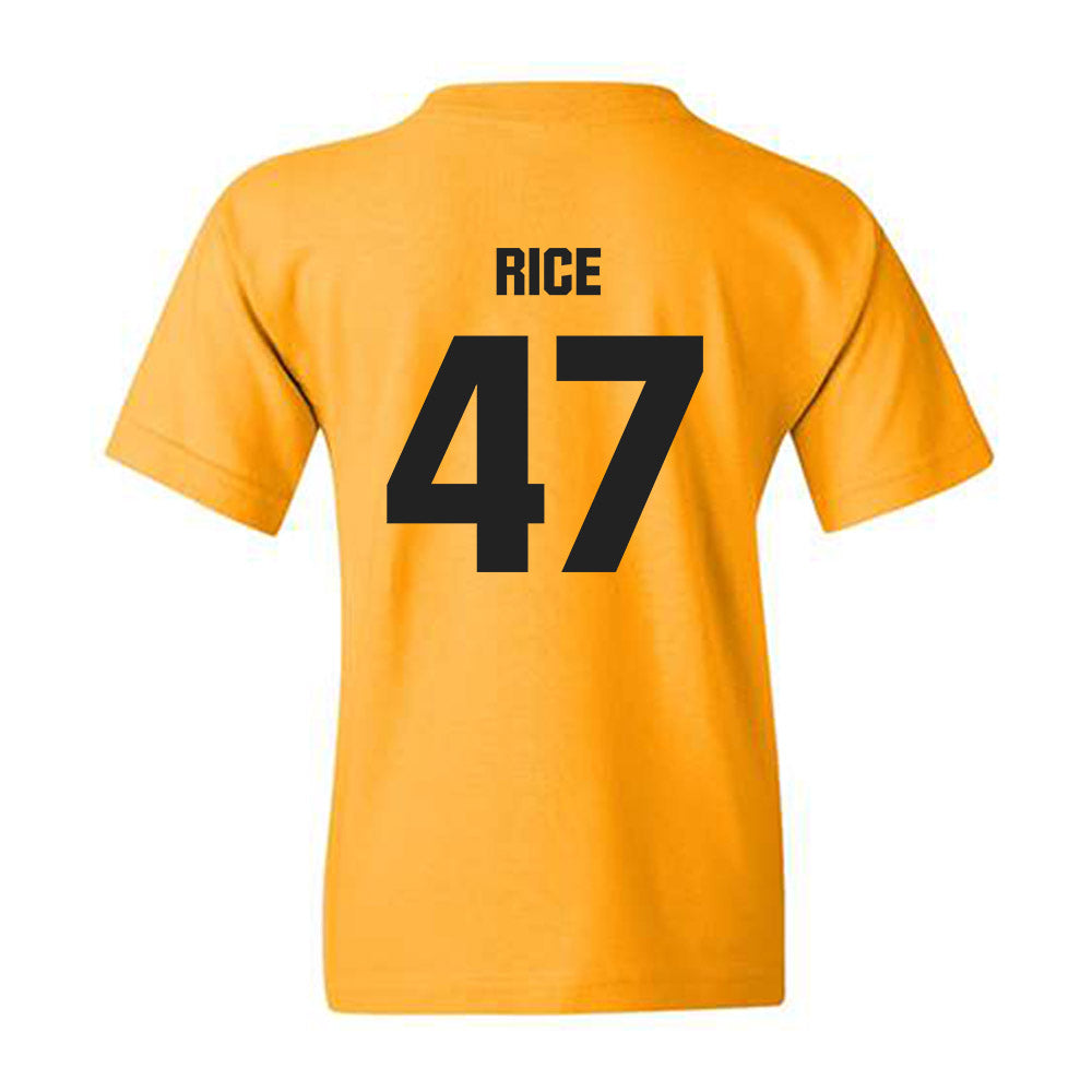 Wake Forest - NCAA Baseball : Cole Rice - Classic Shersey Youth T-Shirt-1