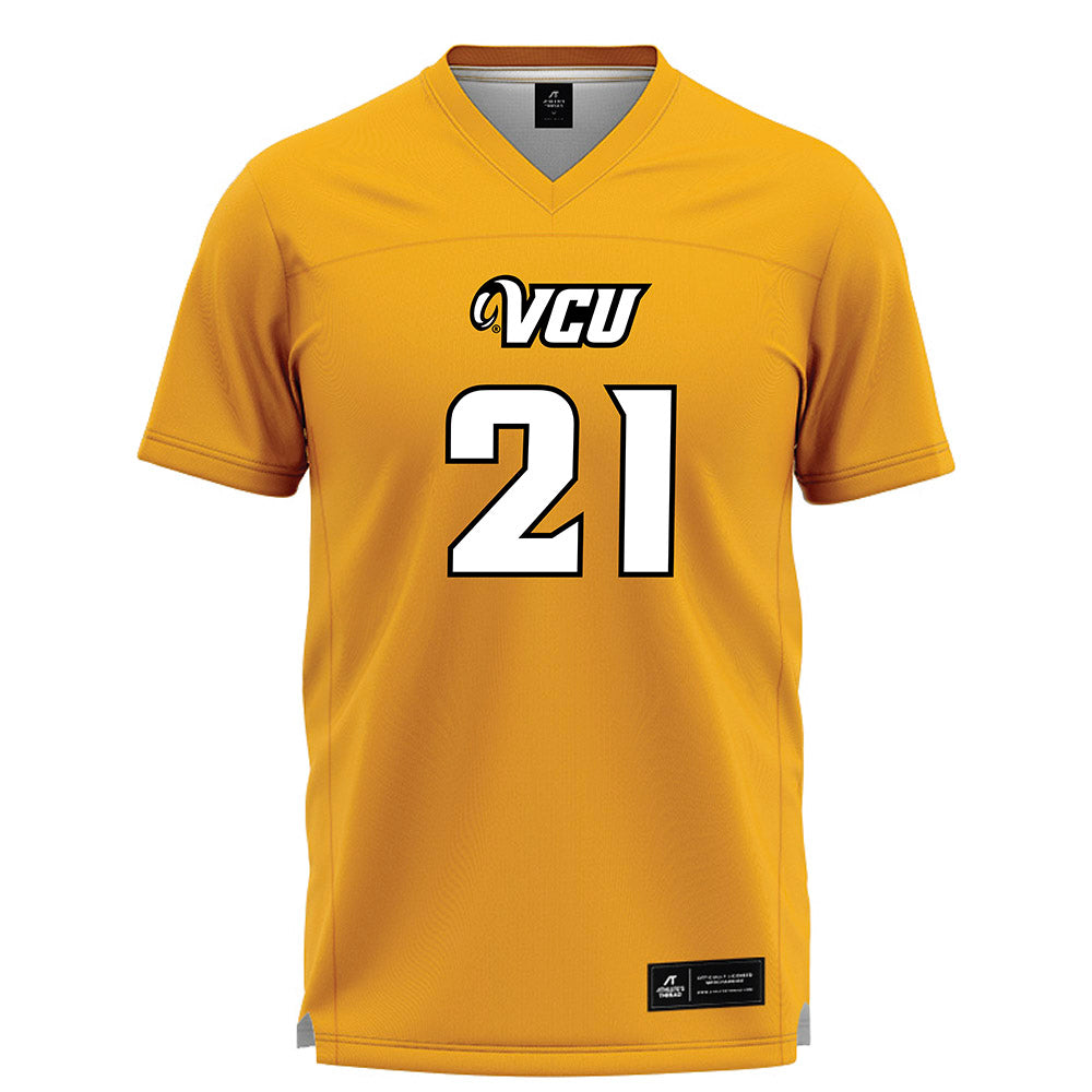 VCU - NCAA Women's Lacrosse : Lu Doyen - Gold Lacrosse Jersey-0