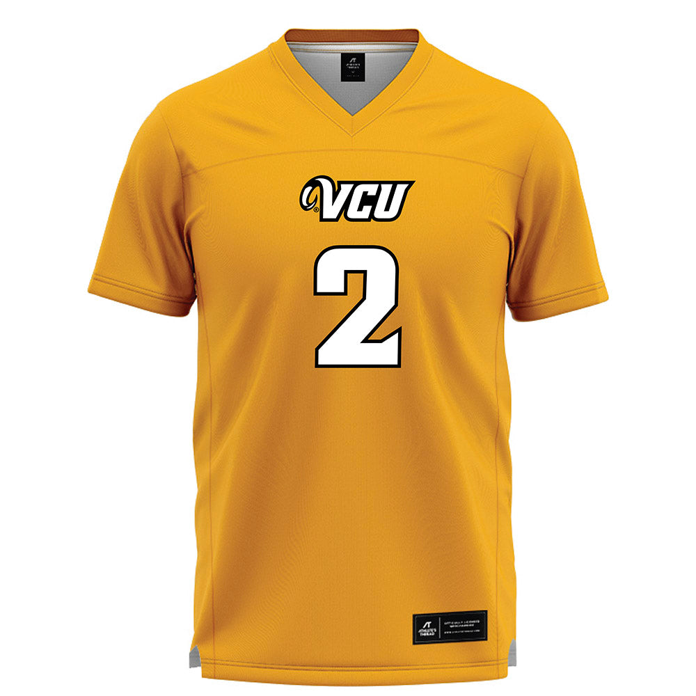 VCU - NCAA Women's Lacrosse : Gianna Naples - Gold Lacrosse Jersey-0
