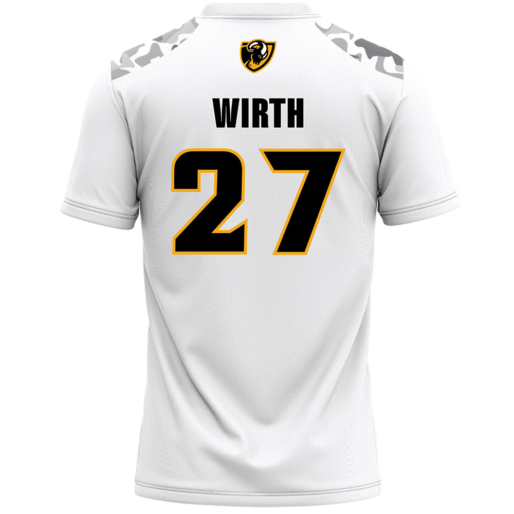 VCU - NCAA Women's Lacrosse : Natalie Wirth - White Lacrosse Jersey-1