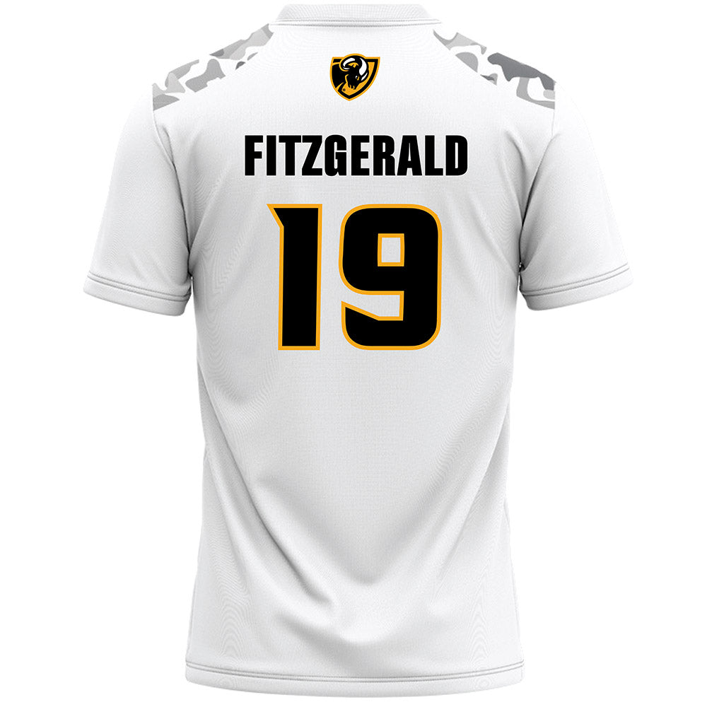 VCU - NCAA Women's Lacrosse : Mackenzie Fitzgerald - White Lacrosse Jersey-1