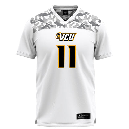 VCU - NCAA Women's Lacrosse : Kenson Epperly - White Lacrosse Jersey-0
