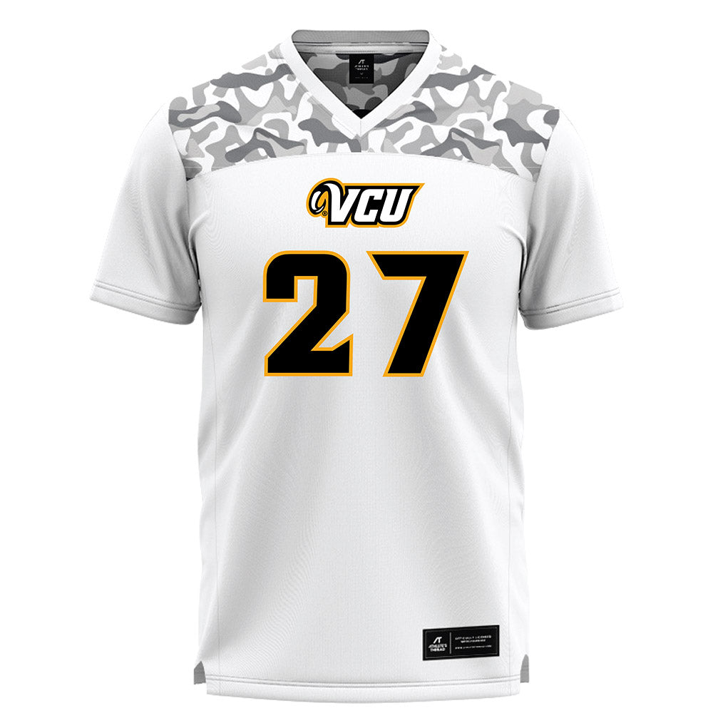 VCU - NCAA Women's Lacrosse : Natalie Wirth - White Lacrosse Jersey-0