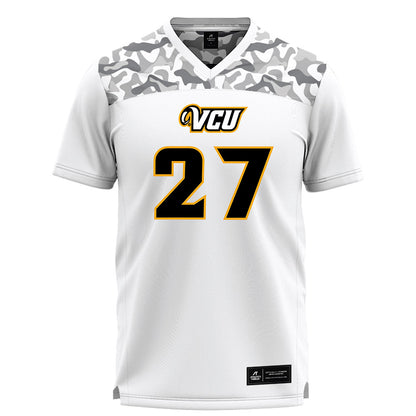 VCU - NCAA Women's Lacrosse : Natalie Wirth - White Lacrosse Jersey-0