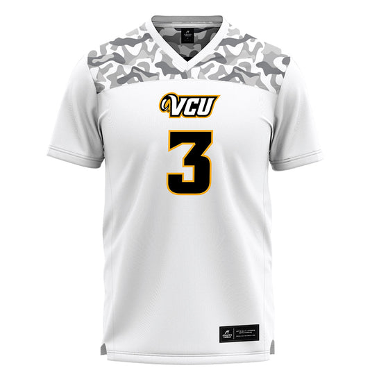 VCU - NCAA Women's Lacrosse : Lakelyn Bostian - White Lacrosse Jersey-0