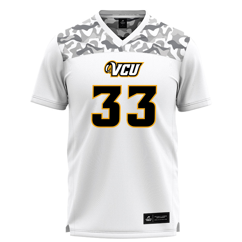 VCU - NCAA Women's Lacrosse : Sam Palmer - White Lacrosse Jersey-0