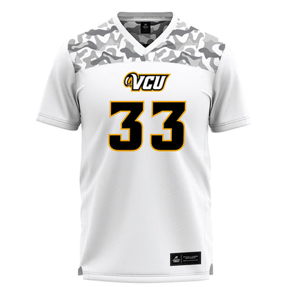 VCU - NCAA Women's Lacrosse : Sam Palmer - White Lacrosse Jersey-0
