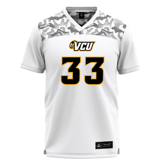 VCU - NCAA Women's Lacrosse : Sam Palmer - White Lacrosse Jersey-0
