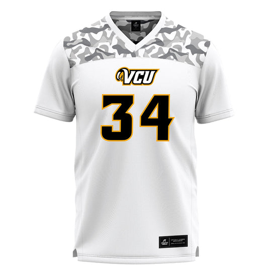 VCU - NCAA Women's Lacrosse : Elizabeth Garcia - White Lacrosse Jersey-0