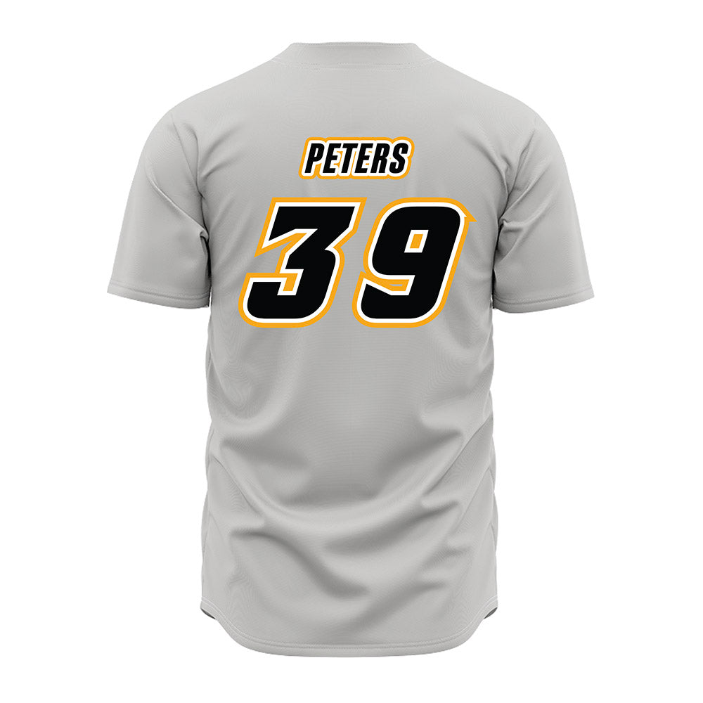 VCU - NCAA Baseball : Zachary Peters - Grey Jersey-1