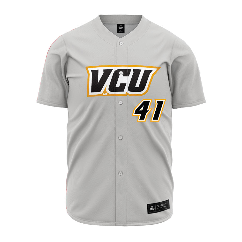 VCU - NCAA Baseball : Nicholas Bertrand - Grey Jersey-0