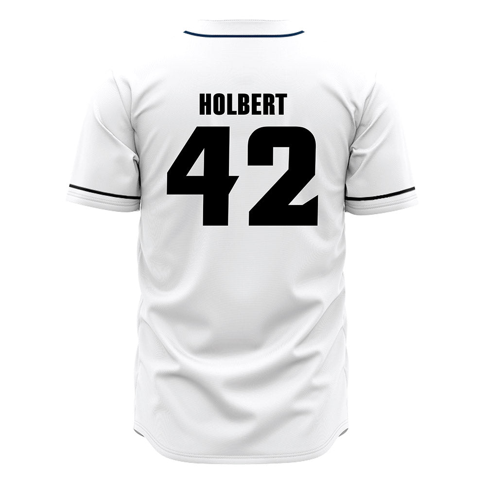 VCU - NCAA Baseball : Elias Holbert - White Jersey-1
