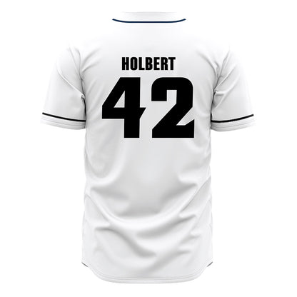 VCU - NCAA Baseball : Elias Holbert - White Jersey-1