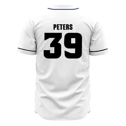 VCU - NCAA Baseball : Zachary Peters - White Jersey-1
