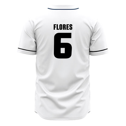 VCU - NCAA Baseball : Nick Flores - White Jersey