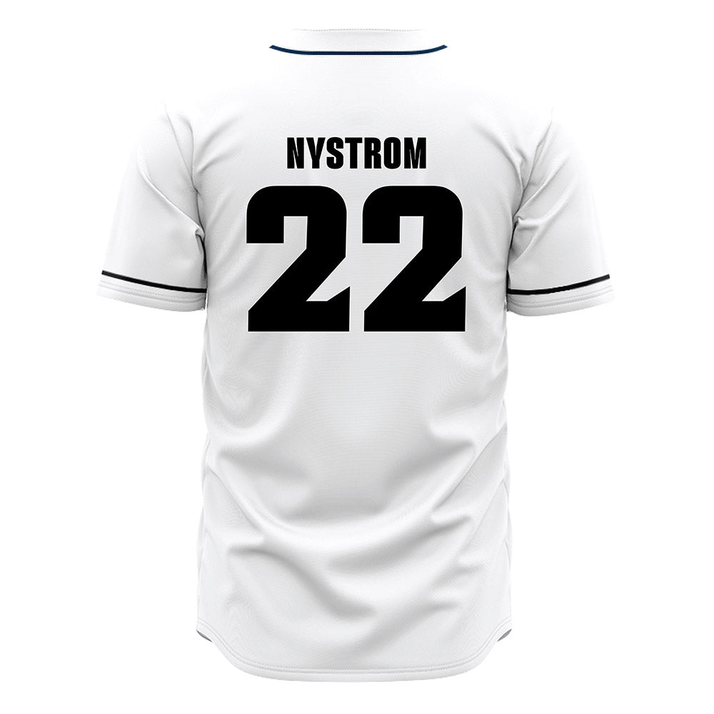 VCU - NCAA Baseball : Chase Nystrom - White Jersey-1