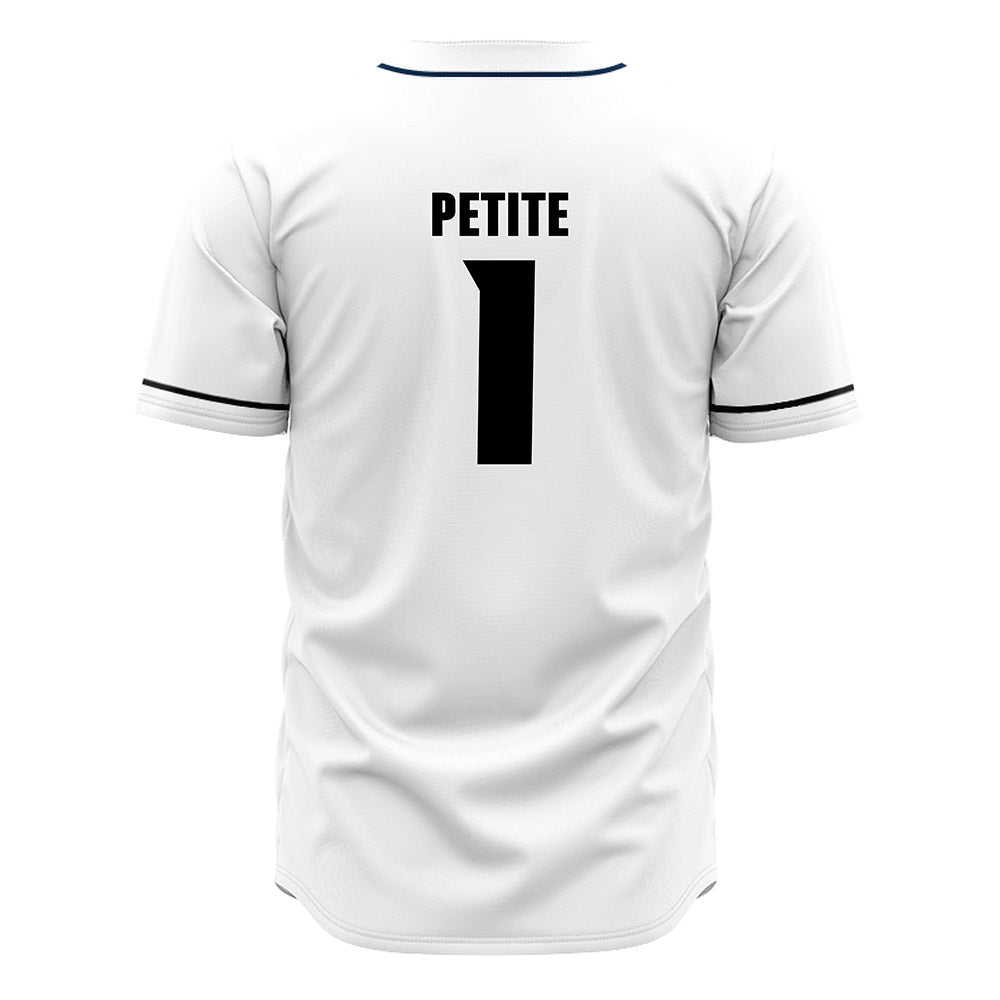 VCU - NCAA Baseball : Michael Petite - White Jersey-1