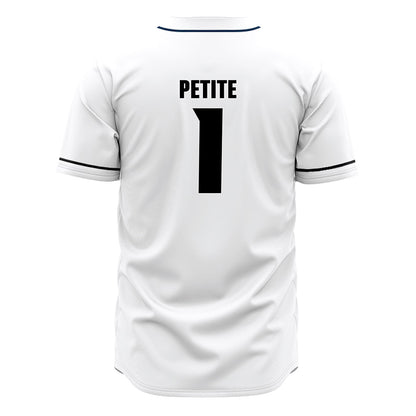 VCU - NCAA Baseball : Michael Petite - White Jersey-1