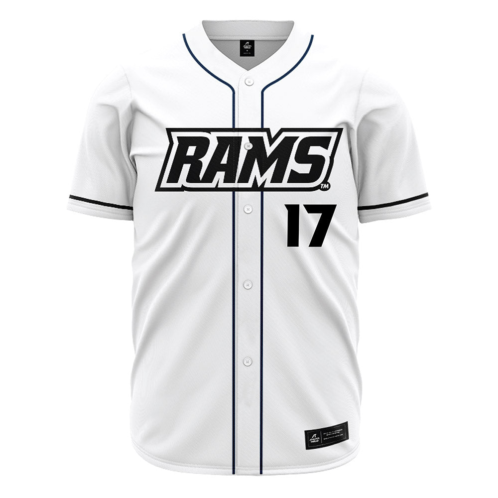 VCU - NCAA Baseball : Rex Smith - White Jersey-0