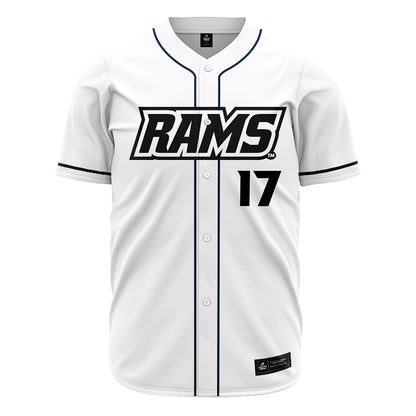 VCU - NCAA Baseball : Rex Smith - White Jersey-0