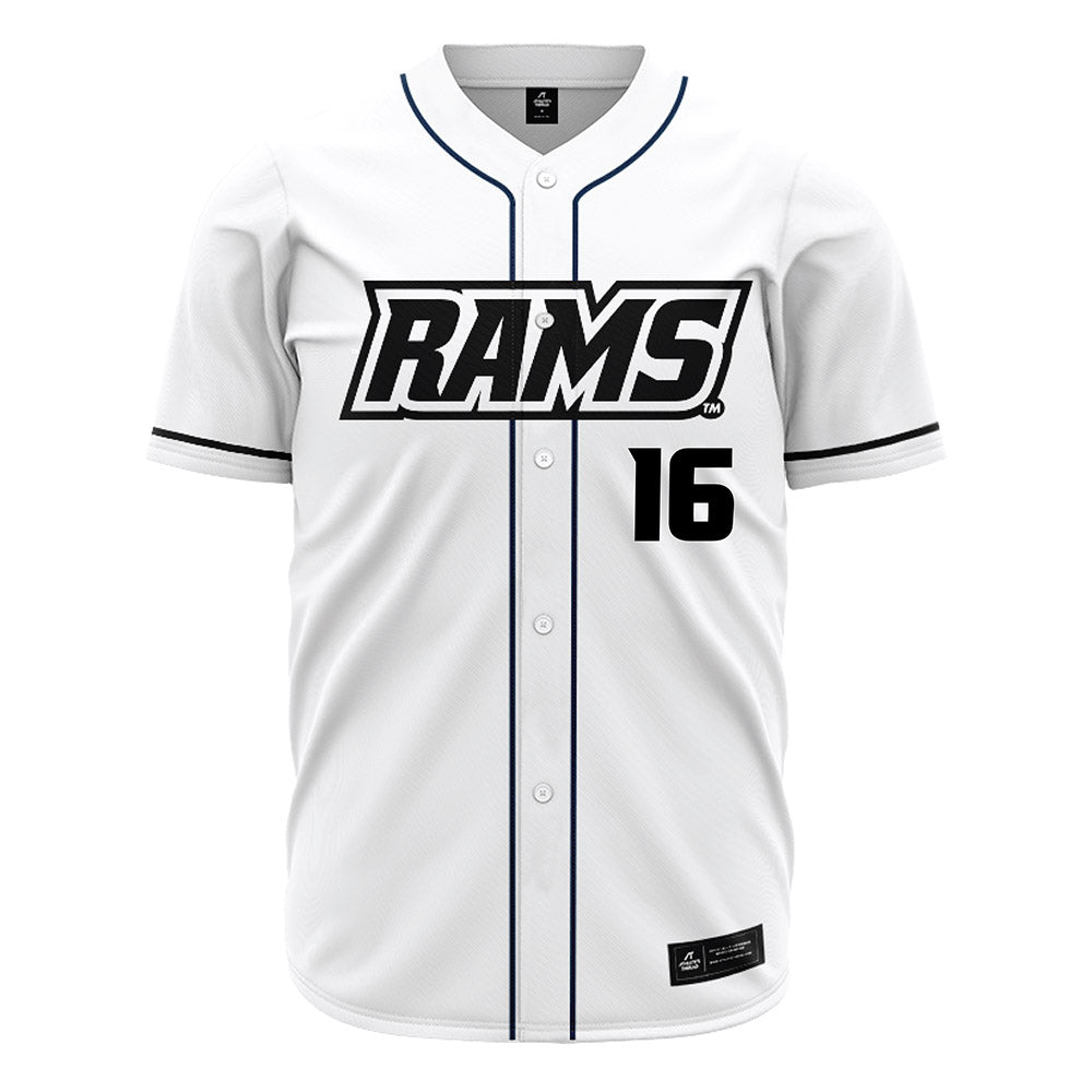 VCU - NCAA Baseball : Edward Read - White Jersey-0