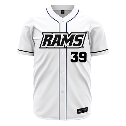 VCU - NCAA Baseball : Zachary Peters - White Jersey-0