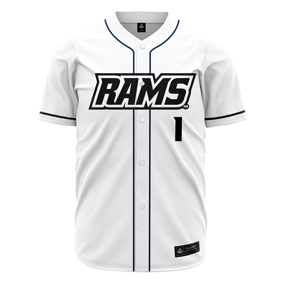 VCU - NCAA Baseball : Michael Petite - White Jersey-0