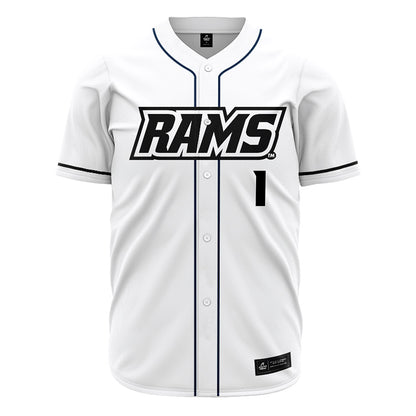 VCU - NCAA Baseball : Michael Petite - White Jersey-0