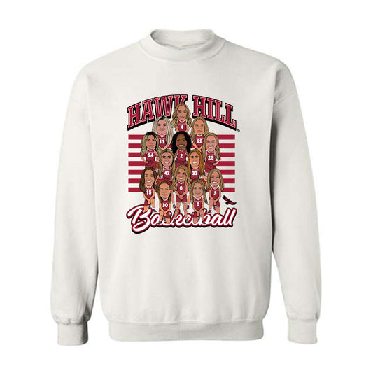 St. Joe's - NCAA Women's Basketball : Crewneck Sweatshirt Team Caricature