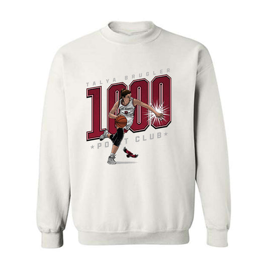 St. Joe's - NCAA Women's Basketball : Talya Brugler - Crewneck Sweatshirt Individual Caricature