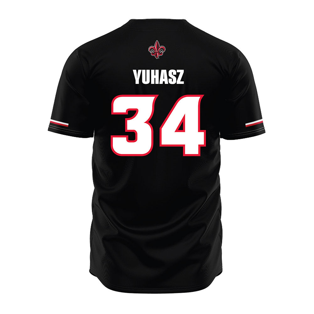 Louisiana - NCAA Baseball : Luke Yuhasz - Vintage Baseball Jersey Black