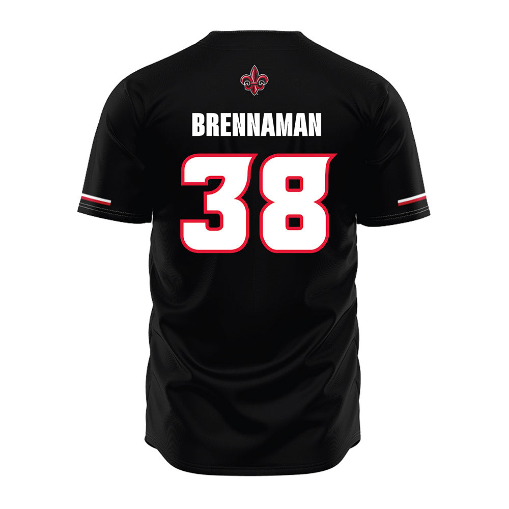 Louisiana - NCAA Baseball : Phil Brennaman - Vintage Baseball Jersey Black