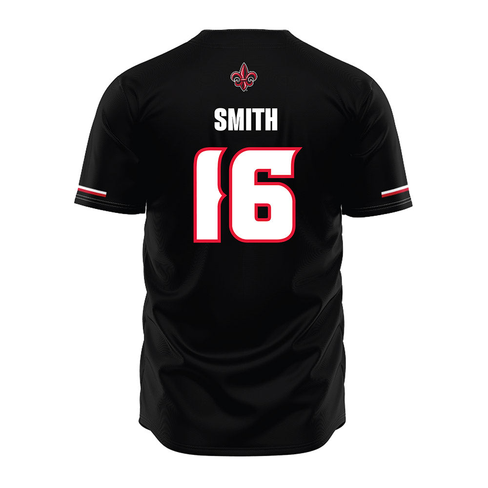 Louisiana - NCAA Baseball : Parker Smith - Black Jersey-1