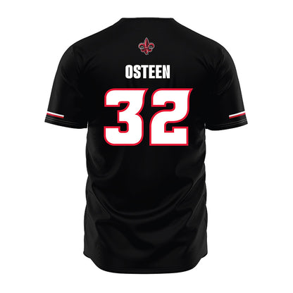 Louisiana - NCAA Baseball : Matthew Osteen - Black Jersey-1