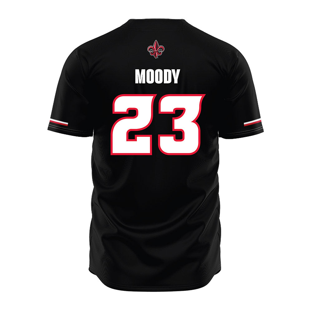 Louisiana - NCAA Baseball : Brendan Moody - Vintage Baseball Jersey Black