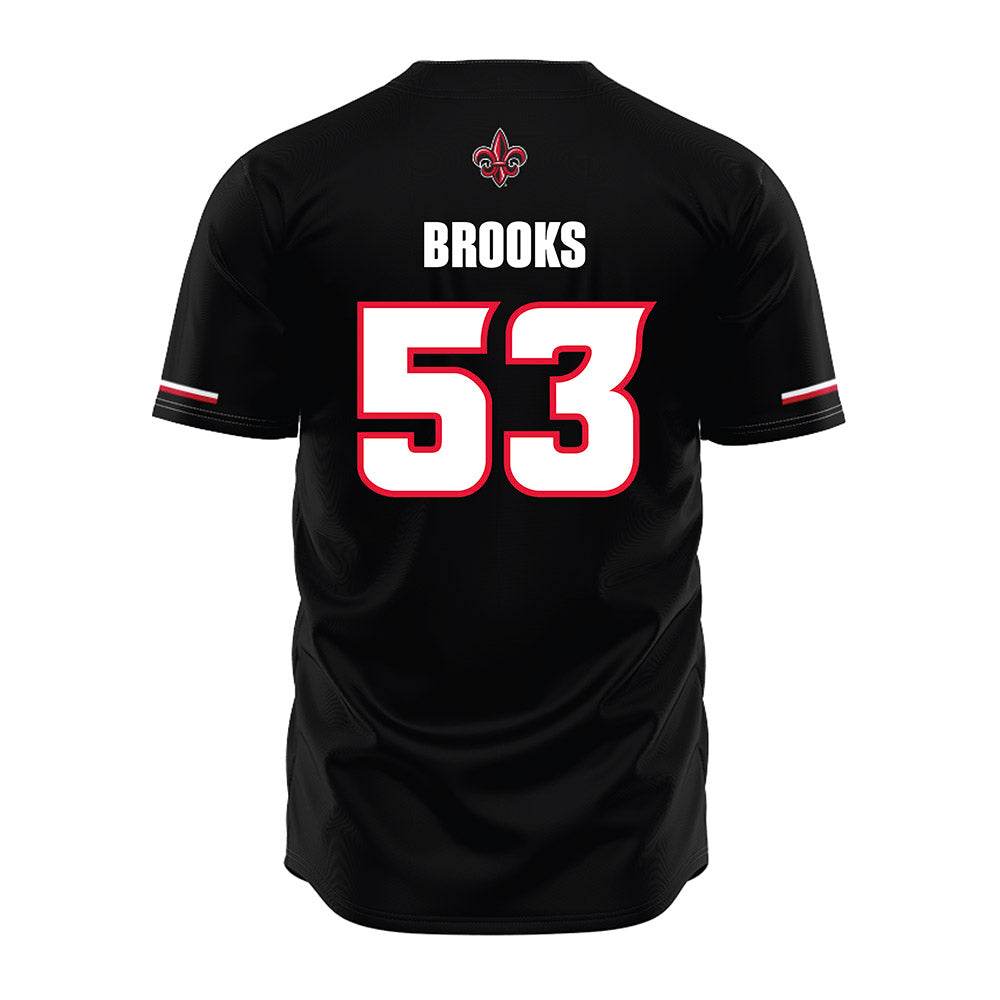 Louisiana - NCAA Baseball : Murphy Brooks - Vintage Baseball Jersey Black