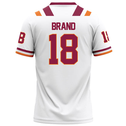 Virginia Tech - NCAA Football : AJ Brand - White Football Jersey-1