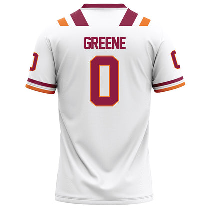 Virginia Tech - NCAA Football : Ayden Greene - White Football Jersey-1