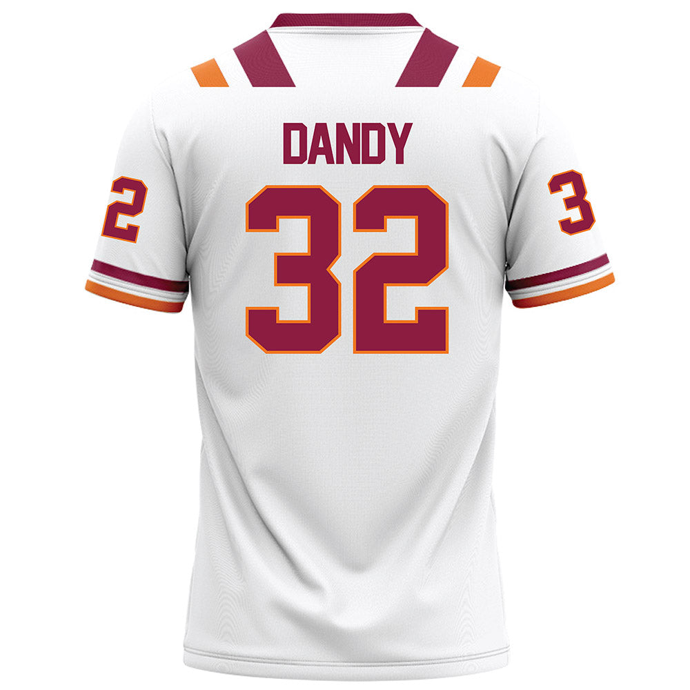 Virginia Tech - NCAA Football : Deric Dandy - White Football Jersey-1