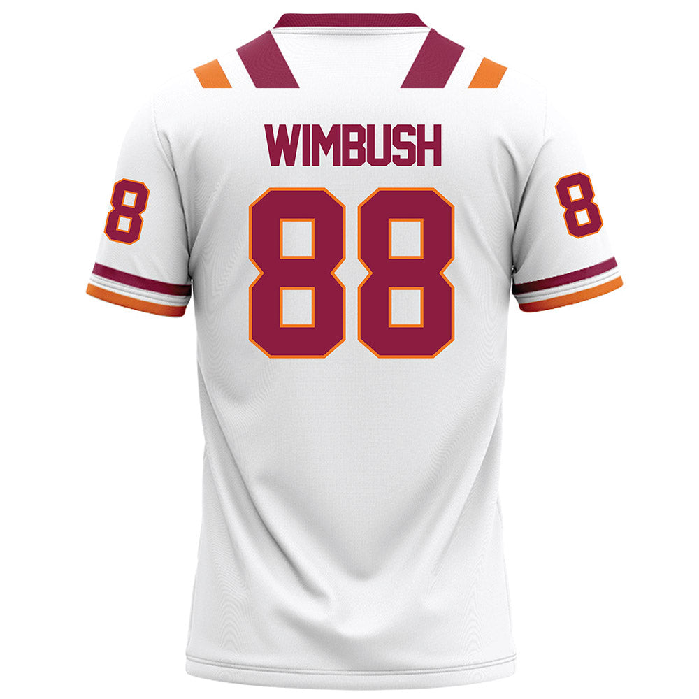 Virginia Tech - NCAA Football : Zeke Wimbush - White Football Jersey