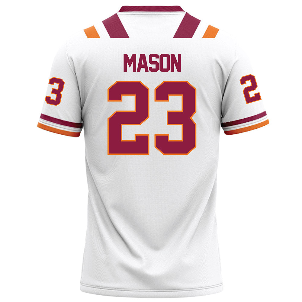 Virginia Tech - NCAA Football : Tyler Mason - White Football Jersey-1