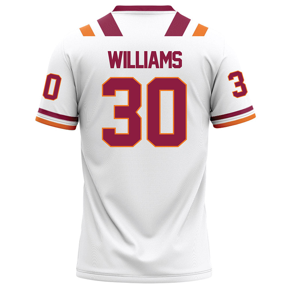 Virginia Tech - NCAA Football : Krystian Williams - White Football Jersey